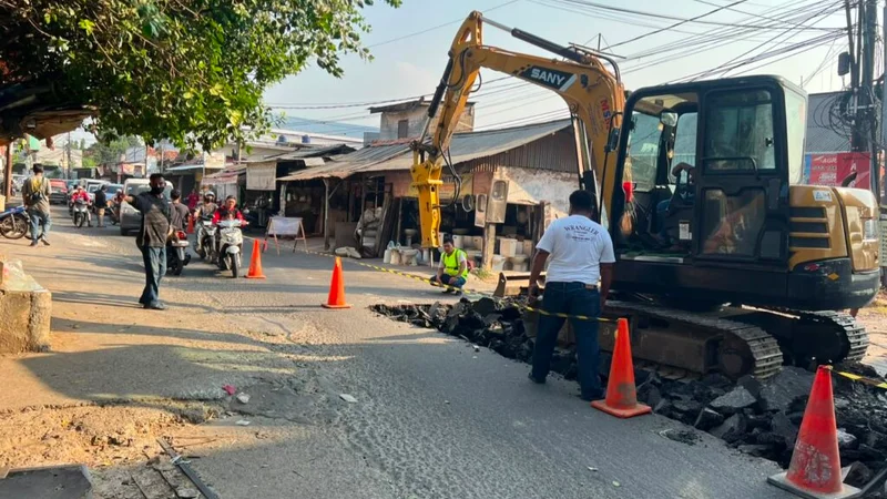 Kabar Baik! Jalan Kincan Dicor Beton Cepat Kering, Akses Kalimalang Makin Mulus